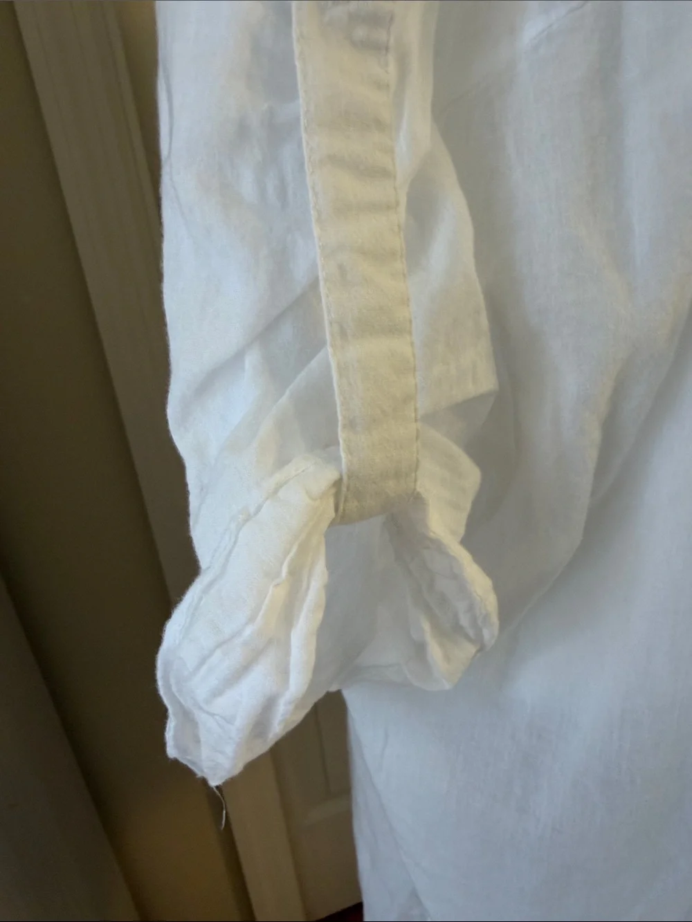 Club Z Collection White Button-Front Lightweight Tunic Sz 3x